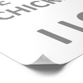 Pas vraiment un Poster Végétarien Drôle (Coin)