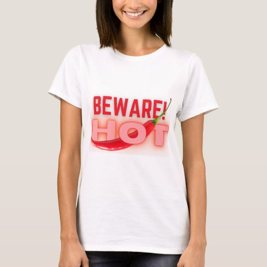 Pas warm op t-shirt (Voorkant)