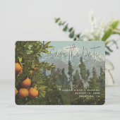 Pasadena  Briefkaart Save the Date Invitation (Staand voorkant)