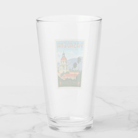 Pasadena, CA Glas (Achterkant)