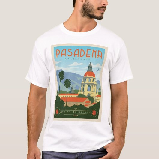 Pasadena, CA T-shirt (Voorkant)