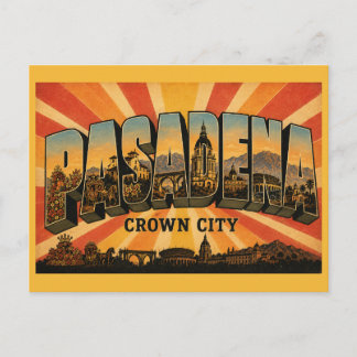 Pasadena California Crown City Rose Parade Briefkaart
