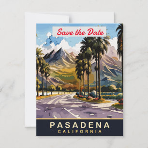 Pasadena California Palms Trouw Uitnodiging