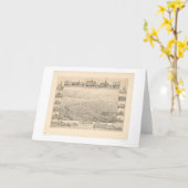 Pasadena, carte panoramique de CA (1305A) (Fleur jaune)