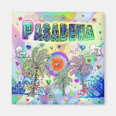 Pasadena Deep Dream Magnet Magneet (Voorkant)