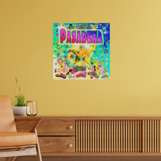 Pasadena Epoch Hour Poster (Woonkamer 2)