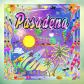 Pasadena Nu Era Window Cling Raamsticker (Vel 3)