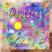 Pasadena Nu Era Window Cling Raamsticker (Vel 2)