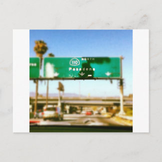 Pasadena onderweg briefkaart