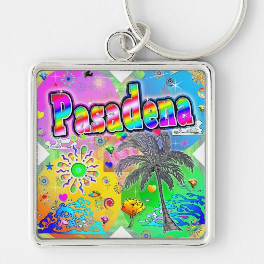 Pasadena Quadro Seasons Sleutelhanger (Voorkant)