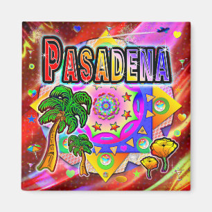 Pasadena Tropical Friends Magnet Magneet
