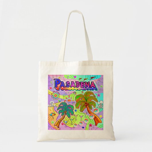Pasadena Vacation Target Canvas tas (Voorkant)
