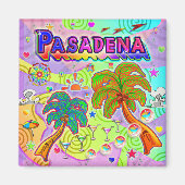 Pasadena Vacation Target Magnet Magneet (Voorkant)