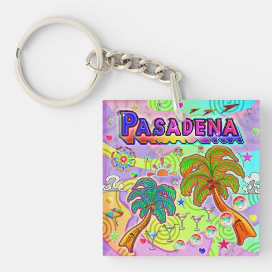 Pasadena Vacation Target Sleutelhanger (Voorkant)