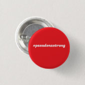 #pasadenastrong ronde button 3,2 cm (Voorkant /achterkant)