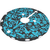 Pasblauw Kerstboom Rok (Gekanteld)