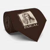 Pascal = 1 newton per vierkante meter wiskunde gra stropdas (Opgerold)