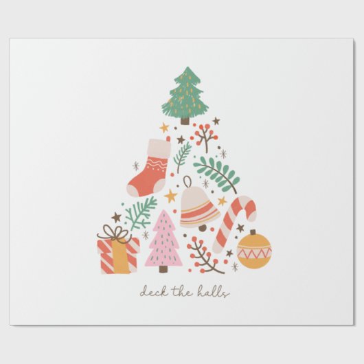 Pascal Gift Dech the Halls Cadeaupapier (Vlak)