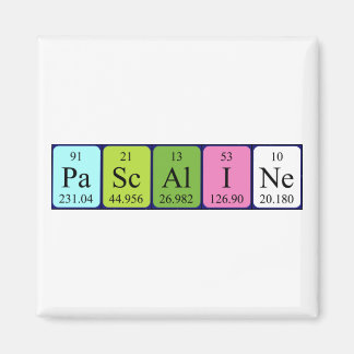 Pascaline periodieke lijstnaam magnet magneet
