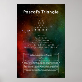 Pascal's driehoek poster