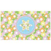 Pascha 60" x 104" tafelkleed "Een lief pascha" (Voorkant (Horizontaal))