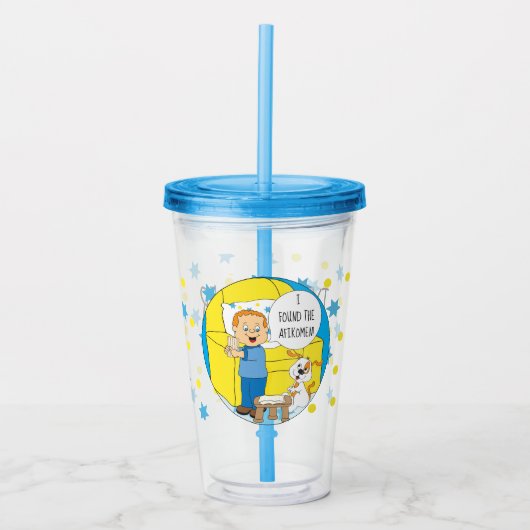 Pascha Acryl Tumbler Hij vond de Afikomen Acryl Drinkbeker (Voorkant)