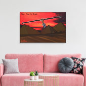 Pascha - Bevrijding Canvas Afdruk (Insitu (Woonkamer))