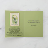 Pascha Carte de Pâques avec la prière de St. John  (Intérieur)