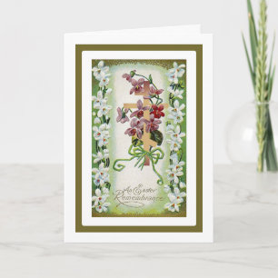 Pascha Carte de Pâques avec la prière de St. John