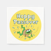 Pascha Cocktail servetten "Hoppy Pascha" (Voorkant)