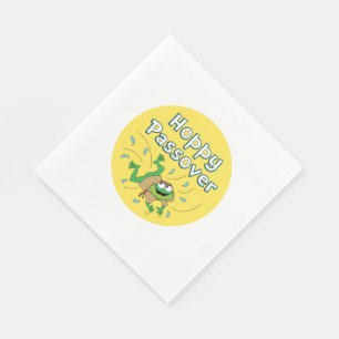Pascha Luncheon servetten "Hoppy Pascha"