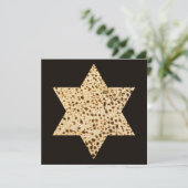 Pascha Matzah Star of David Kaart (Staand voorkant)