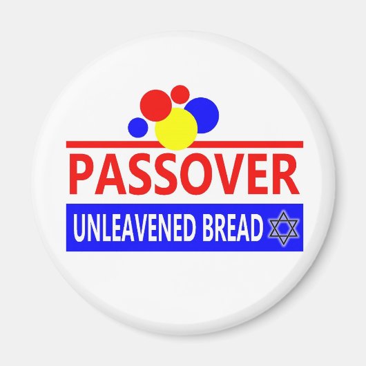 Pascha Ongezuurd Brood Magneet (Voorkant)