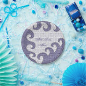 Pascha Papier Bord Gold Star/Paarse (Feest)