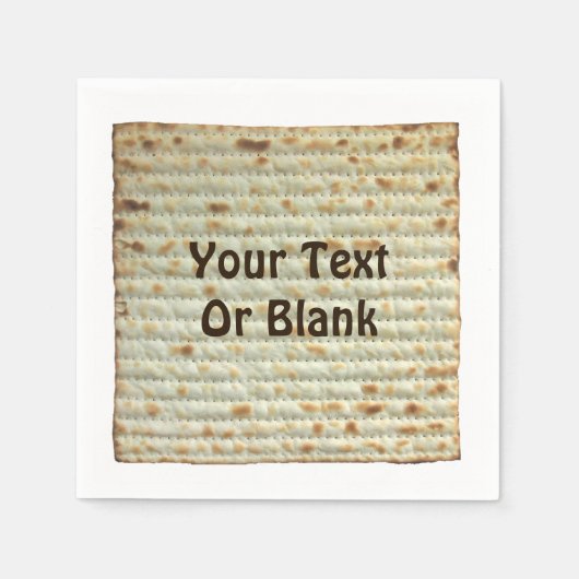 Pascha (Pesach) Matzah Servetten (Voorkant)