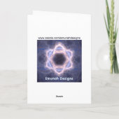 Pascha Seder Bord Kaart (Achterkant)