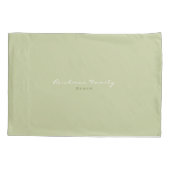 Pascha Seder Wildflower Hebreeuws gepersonaliseerd Kussensloop (Achterkant)