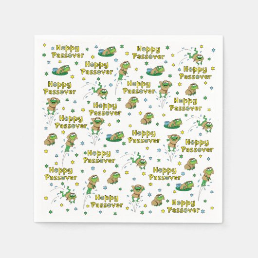 Pascha Standaard Cocktail servetten (Voorkant)