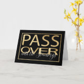 Pascha Wenskaart "Pascha Classic Gold" Kaart (Gele Bloem)