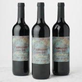 Pascha Wijnflesetiket Jerusalem Design INKS Wijn Etiket (Flessen)