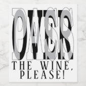 Pascha Wijnflesetiket Passover de Wijn Etiket (Enkel label)