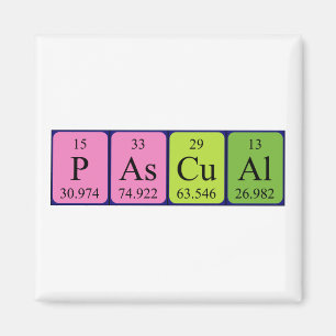 Pascual periodieke lijstnaam magneet