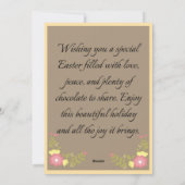 Pasen aangepaste kaart (Achterkant)