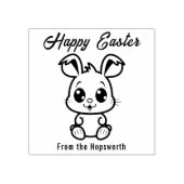 🐰 Pasen Aangepaste Pasen Houten Stempel (Afrduk)