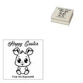 🐰 Pasen Aangepaste Pasen Houten Stempel (Gestempeld)