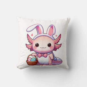Pasen Axolotl Konijn Oren Eieren T-Shirt Kussen