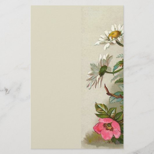 Pasen bloemen  Floral Kunst Briefpapier (Voorkant)