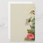 Pasen bloemen  Floral Kunst Briefpapier (Voorkant / Achterkant)