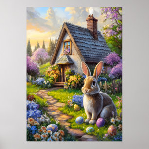 Pasen Bloemen Tuin Muur Art Poster