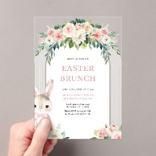 Pasen Brunch Acryl uitnodiging Uitnodigingen